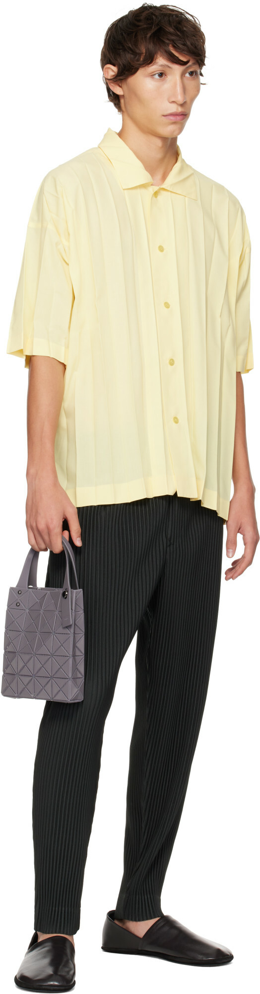 BAO BAO ISSEY MIYAKE Gray Prism Plus Tote