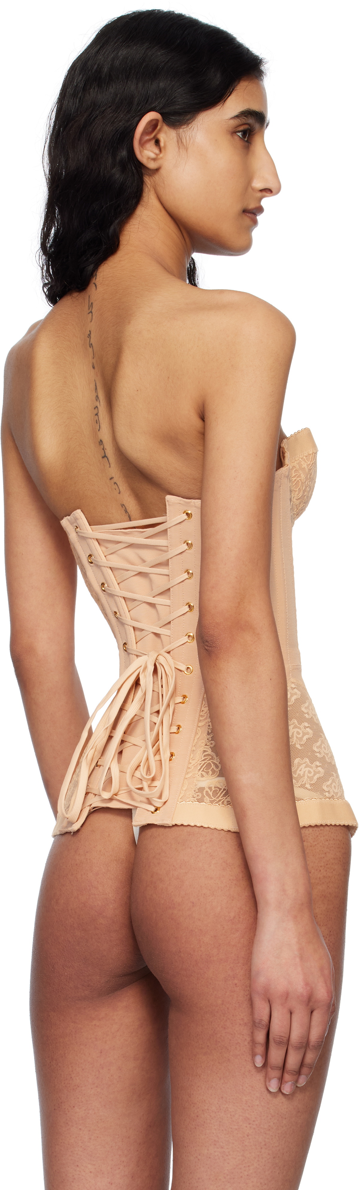 Agent Provocateur Beige Mercy Corset