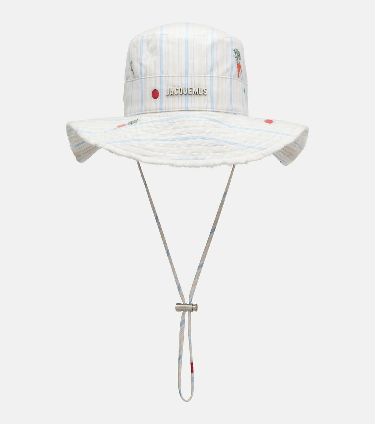 Jacquemus Le Bob Artichaut striped cotton canvas bucket hat