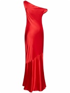 STAUD - Ashanti Asymmetric Neckline Maxi Dress