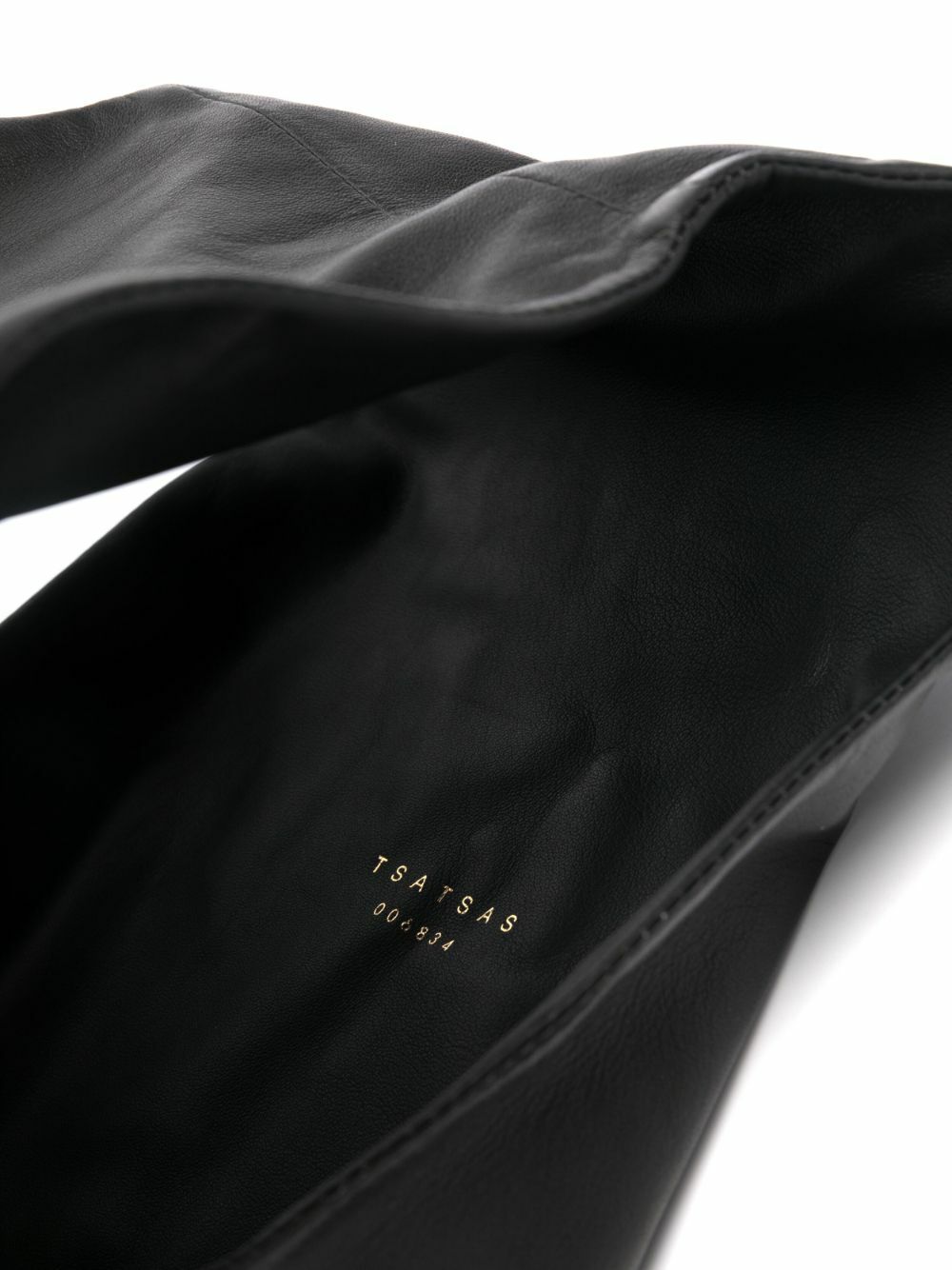 Tsatsas Black Lato Leather Tote Bag