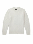 Rag & Bone - Jensen Ribbed-Knit Cashmere Sweater - Gray