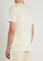 Oliver Spencer Conduit Fine-knit T-shirt Ecru