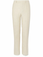 Kingsman - Tapered Linen Suit Trousers - Neutrals