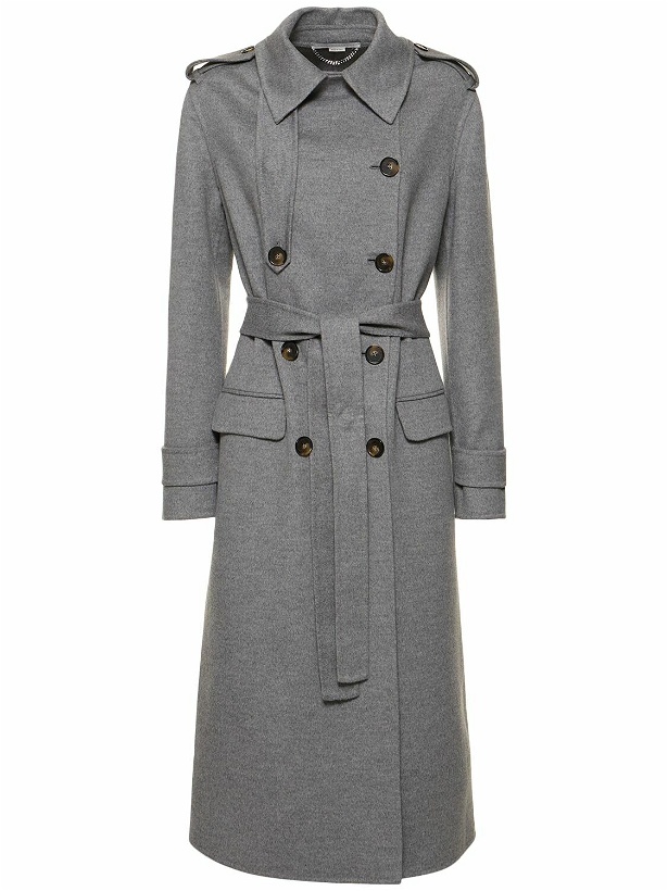 Photo: STELLA MCCARTNEY - Wool Double Breasted Belted Coat