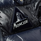 Moncler Gary Patch Text Hooded Down Jacket