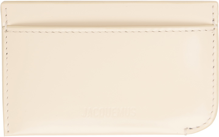 Photo: JACQUEMUS Off-White 'Le Porte Curvo' Card Holder