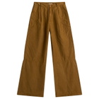 YMC Women's Drop Out Trousers in Orange