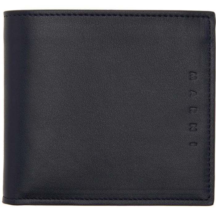 Photo: Marni Navy Colorblocked Wallet 