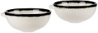 Ann Demeulemeester Black & White Serax Edition Porcelain Espresso Cup Set