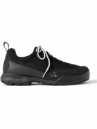 ROA - Cingino Rubber-Trimmed Microfibre Hiking Sneakers - Black