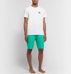 DISTRICT VISION - Reigning Champ Radical Retreat Loopback Cotton-Jersey Drawstring Shorts - Blue