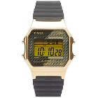 Timex 80 Digital Watch in Gold/Black