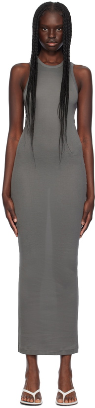 Photo: WARDROBE.NYC Gray Tank Maxi Dress