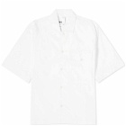MHL by Margaret Howell Men's Short Sleeve Flat Pocket Shirt in White