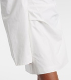 SIR Martina off-shoulder cotton poplin minidress