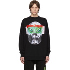 Palm Angels Black Alien Sweatshirt