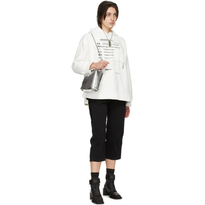 MM6 Maison Margiela Black Cropped Work Jeans