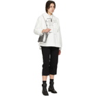 MM6 Maison Margiela Black Cropped Work Jeans