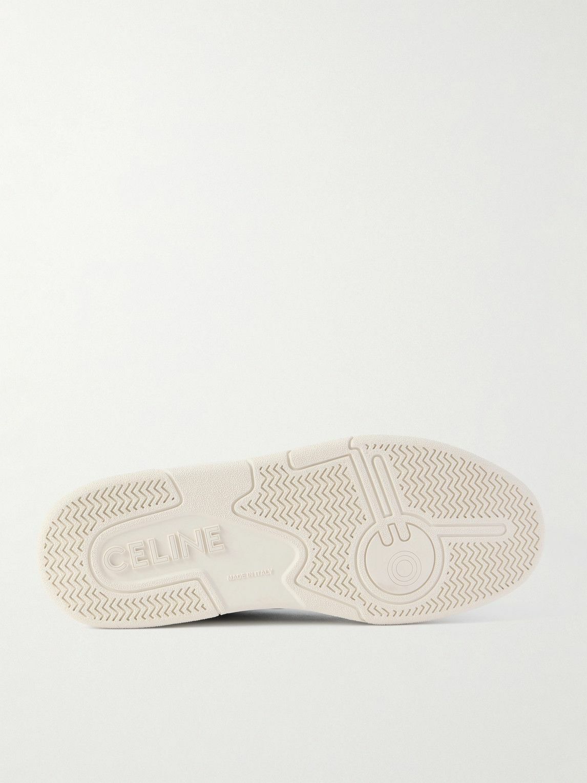 CELINE - Leather and Mesh Sneakers - Black