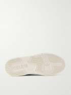 CELINE - Leather and Mesh Sneakers - Black