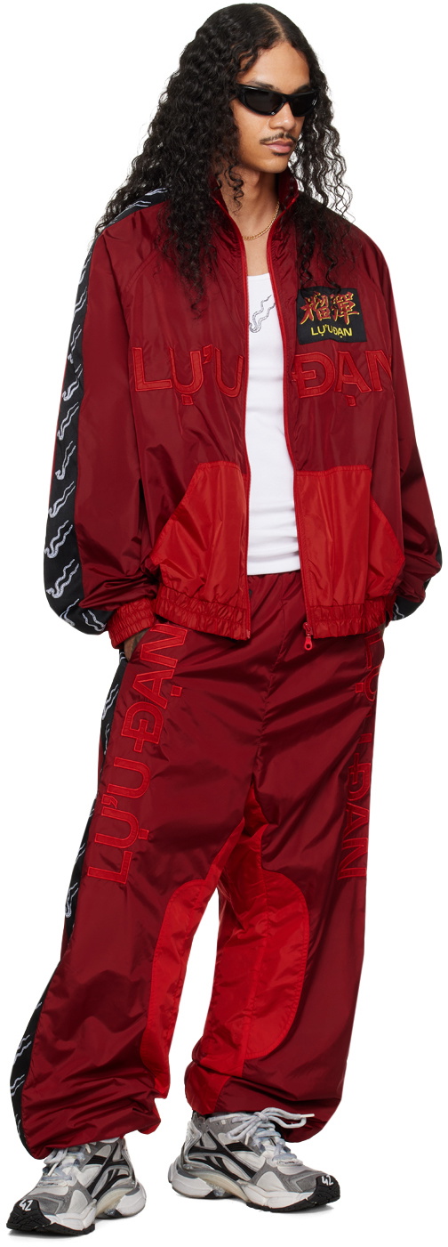 LU'U DAN Red L-D Windbreaker Jacket LU'U DAN
