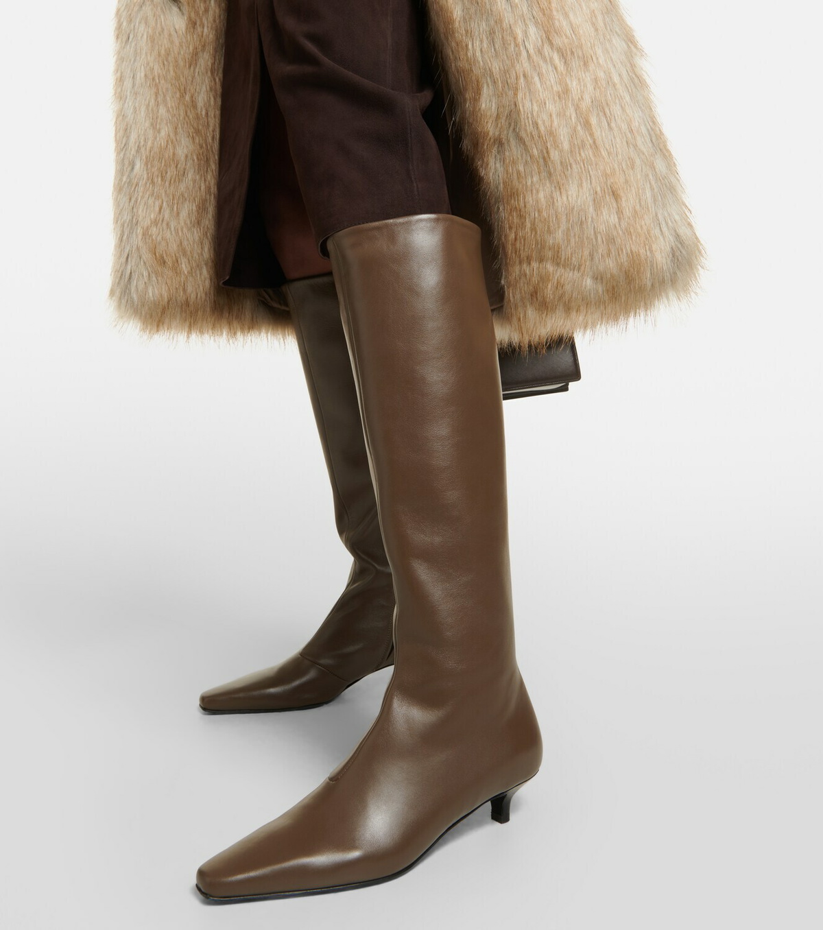 Toteme Leather knee-high boots Toteme