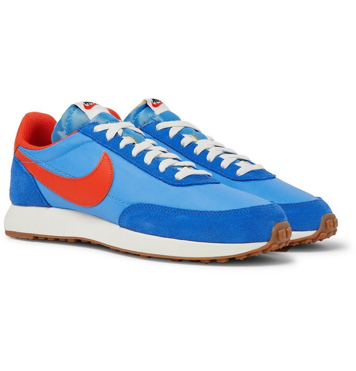 Photo: Nike - Air Tailwind 79 Mesh, Suede and Leather Sneakers - Blue