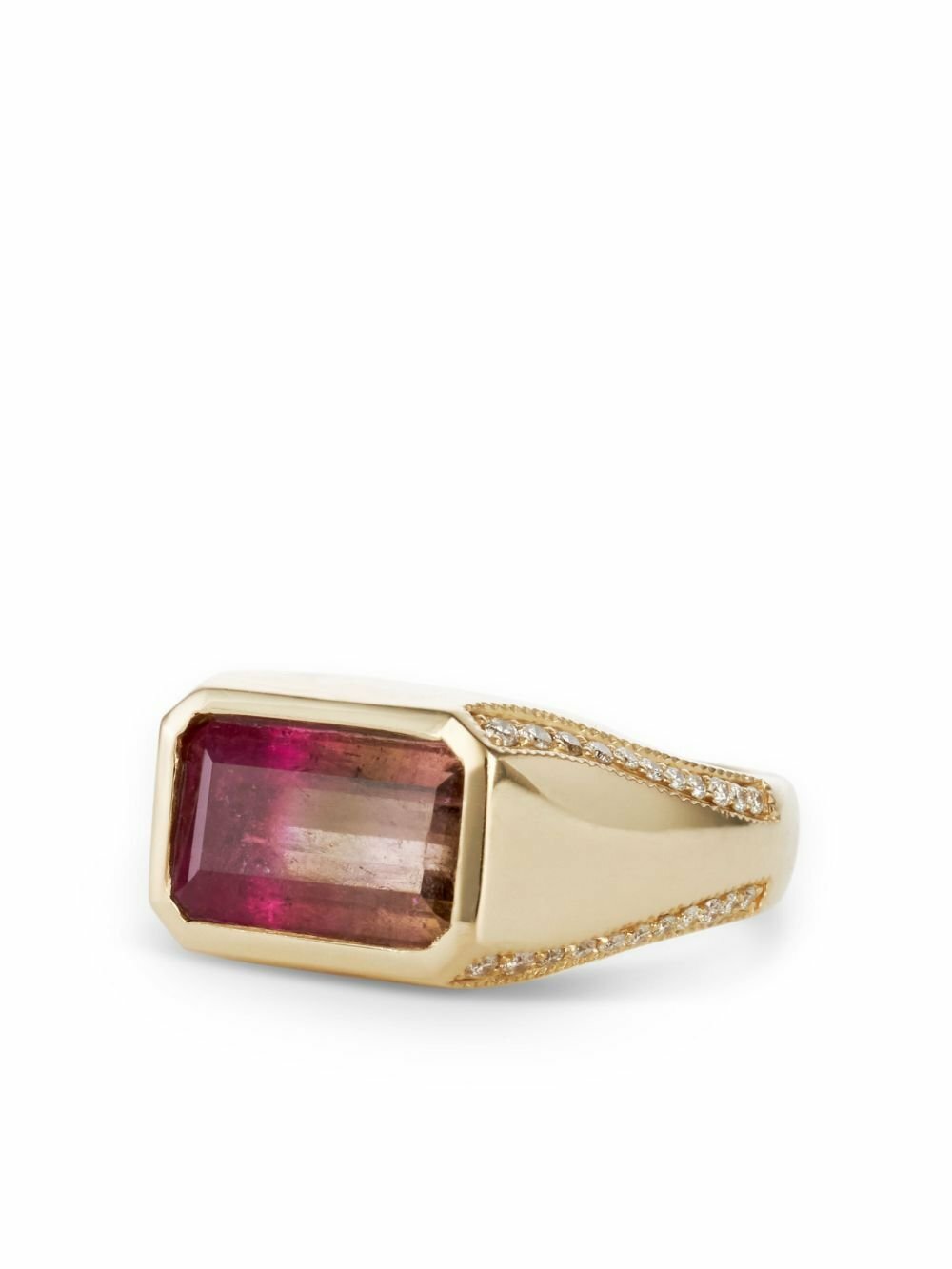 Jacquie Aiche 18K Yellow Gold Tourmaline And Diamond Ring