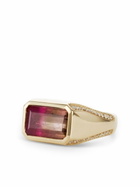 Jacquie Aiche 18K Yellow Gold Tourmaline And Diamond Ring