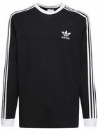 ADIDAS ORIGINALS - 3-stripes Cotton Long Sleeve T-shirt