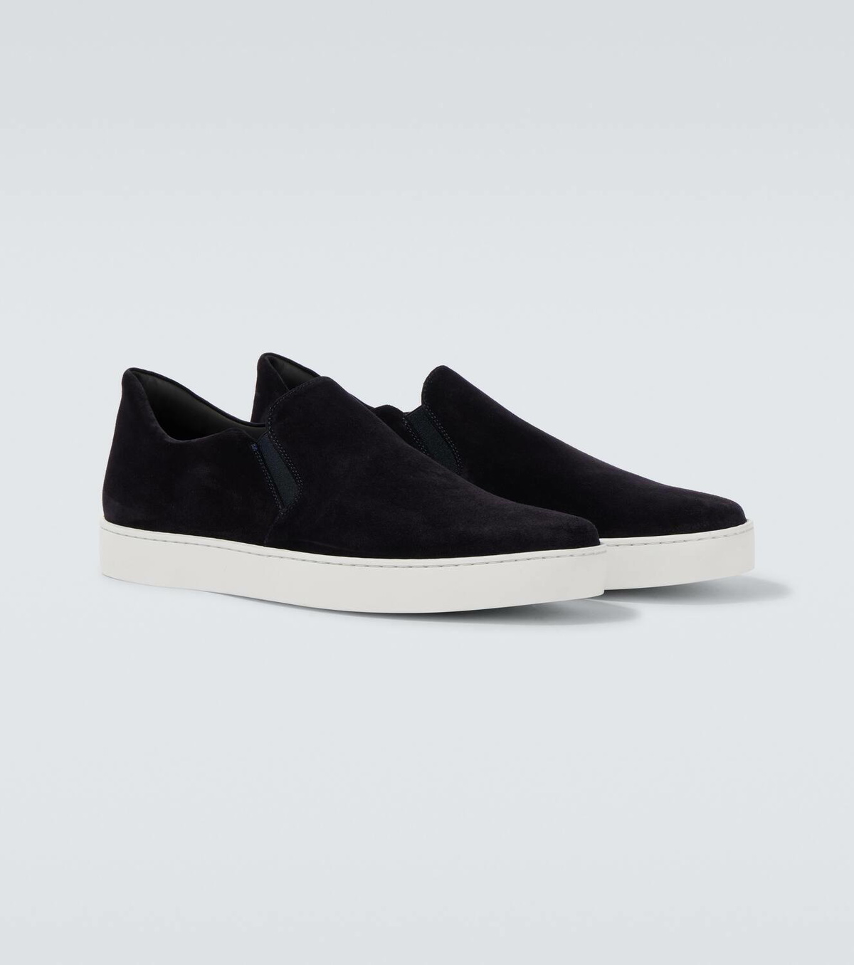 Manolo Blahnik Nadores suede slip-on sneakers
