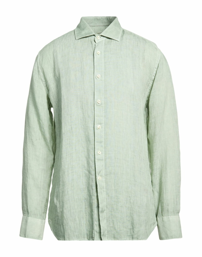 Photo: 120% Lino Mens Shirt in Sage green