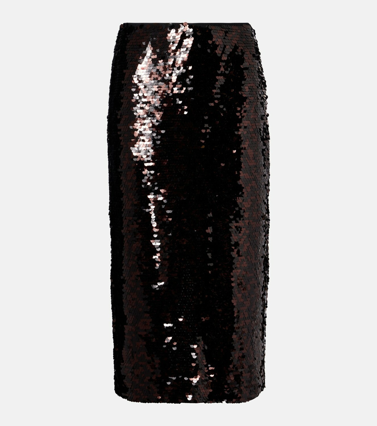 Staud Ciara sequined pencil skirt