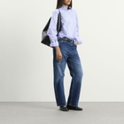 Studio Nicholson Women's Denjo Wide Leg Jeans in Worn Wash Indigo