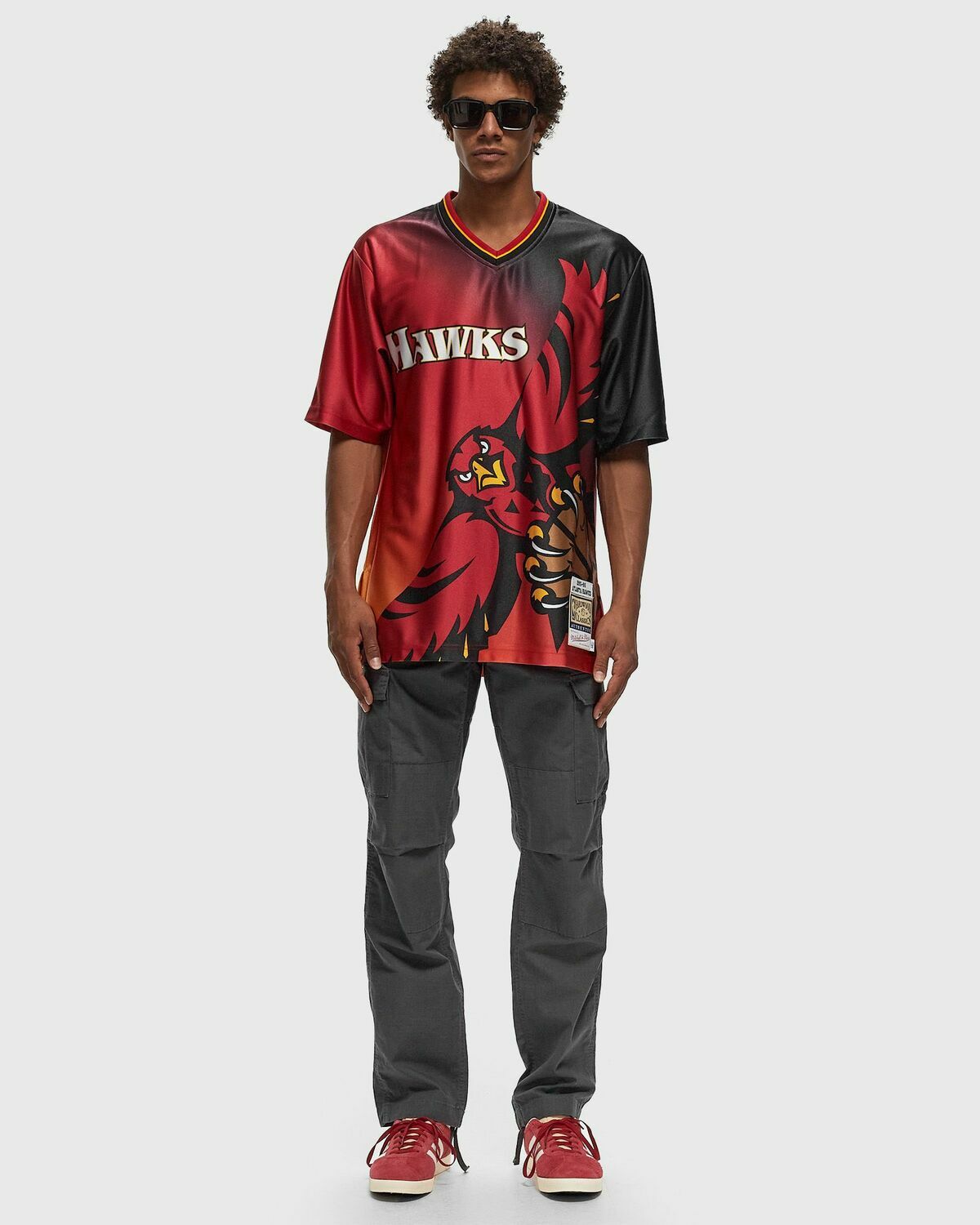 Mitchell & Ness Nba Authentic Shooting Shirt Atlanta Hawks 1995 Black Jerseys