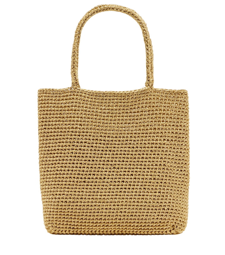Photo: The Row Cecily Small metallic-effect tote bag