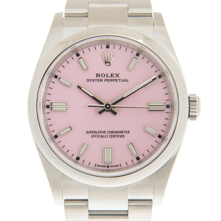 Photo: Rolex Oyster Perpetual 36 Automatic Chronometer Candy Pink Dial Watch 126000CDYPKSO
