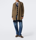 Valentino Garavani Toute La V virgin jacquard wool scarf