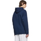 adidas Originals Navy Lock Up Logo Hoodie