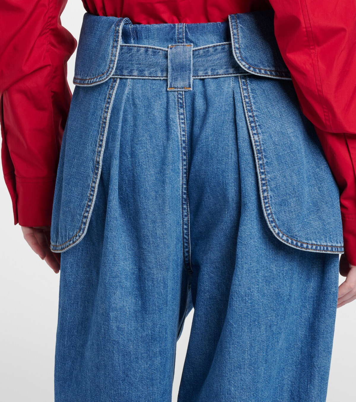 Loewe Belted wide-leg jeans