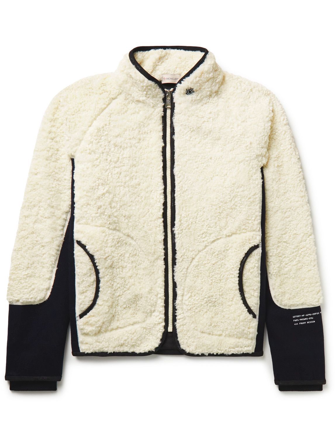 Moncler Genius - 7 Moncler Fragment Wool-Fleece and Jersey Zip-Up