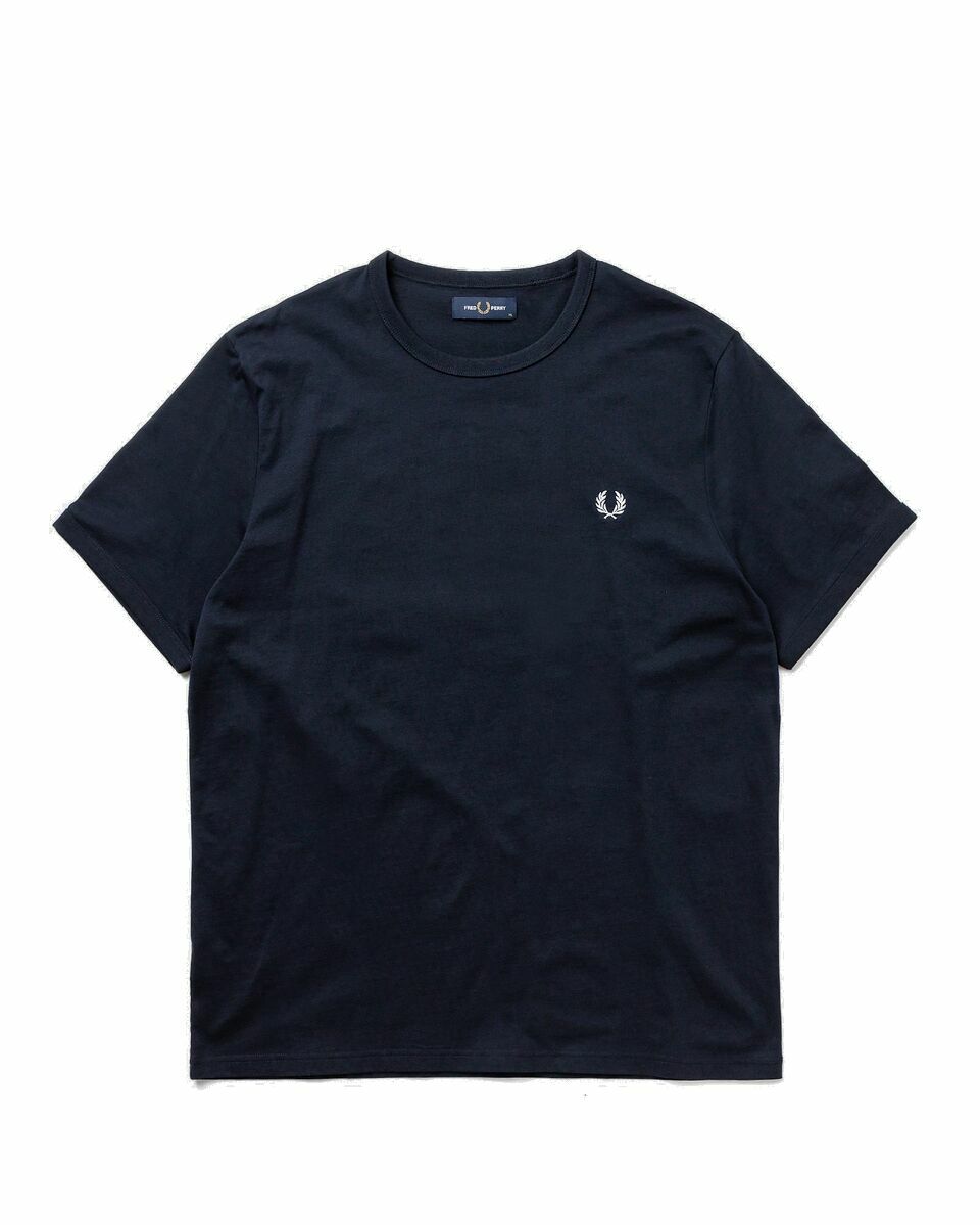 Photo: Fred Perry Ringer Tee Blue - Mens - Shortsleeves