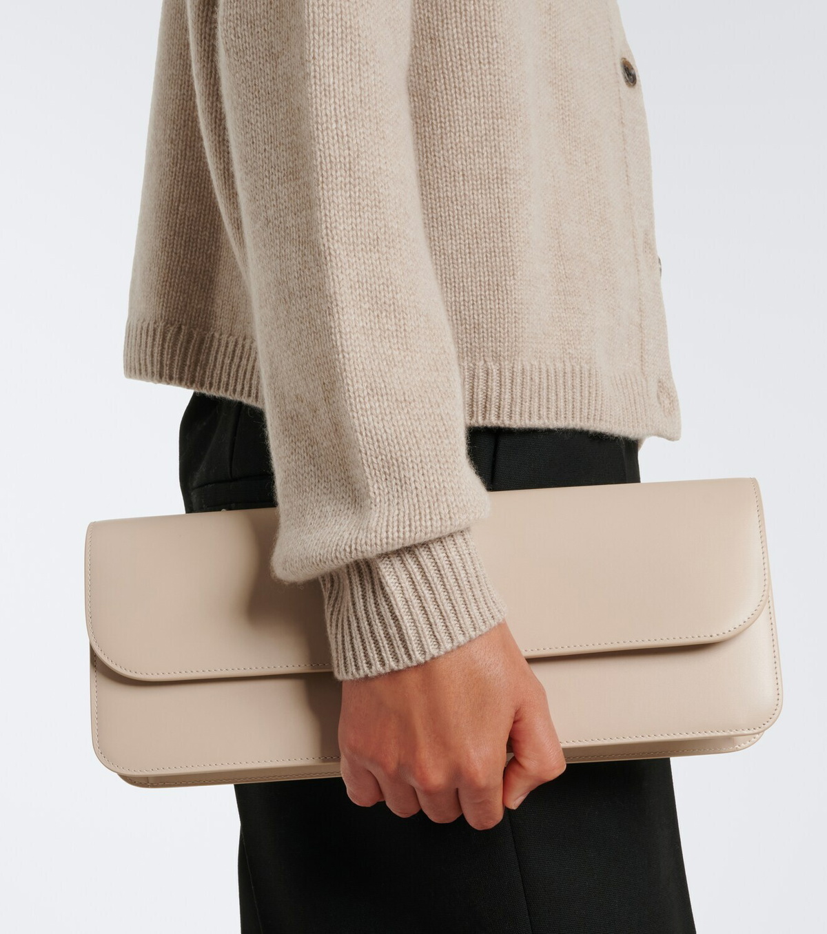 Lisa Yang Zirelle cashmere mockneck cardigan