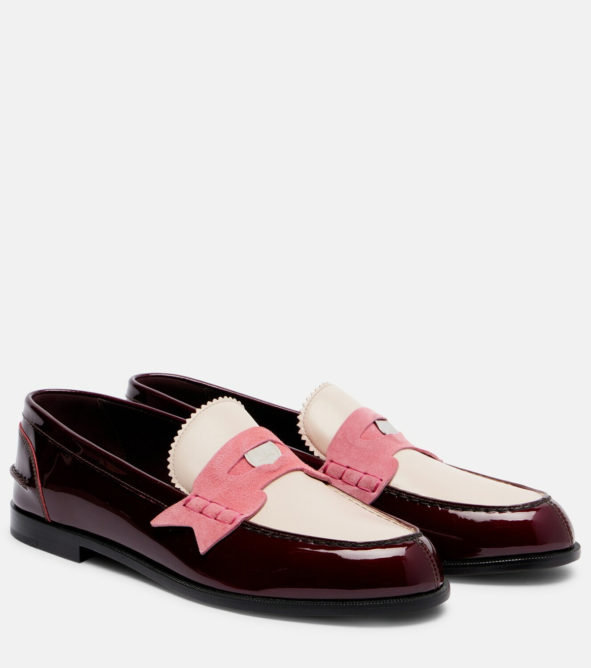 Christian Louboutin Penny leather penny loafers