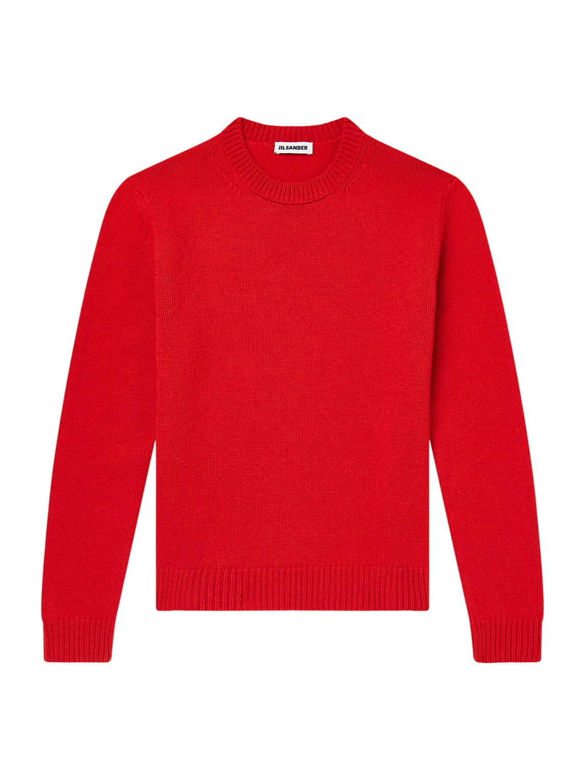 Jil Sander - Ribbed Wool Zip-Up Sweater - Red Jil Sander