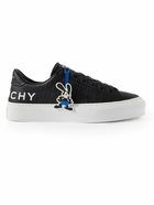 Givenchy - Disney Oswald City Sport Debossed Leather Sneakers - Black