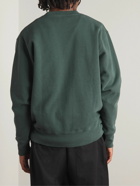 Norse Projects - Arne Logo-Appliquéd Recycled-Cotton Jersey Sweatshirt - Green