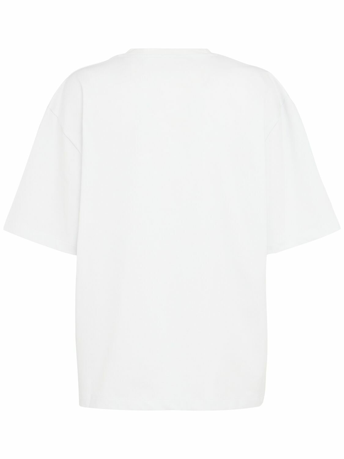 FIORUCCI Cherry Mouth Print Cotton T-shirt