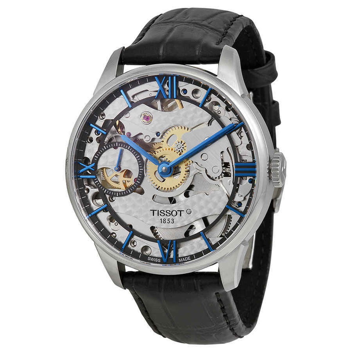 Photo: Tissot Chemin Des Tourelles Squelette Mens Watch T0994051641800
